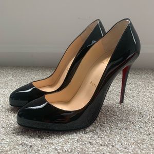 Christian Louboutin Dorissima 100 Patent Leather Pumps